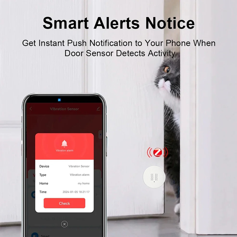Tuya ZigBee Smart Vibration &  - Smart Home Setup ulasan dan harga