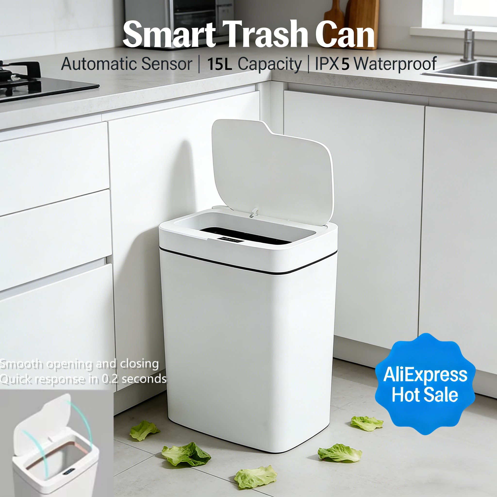 15L Non-Contact Smart Sensor T - Smart Home Junkie ulasan dan harga