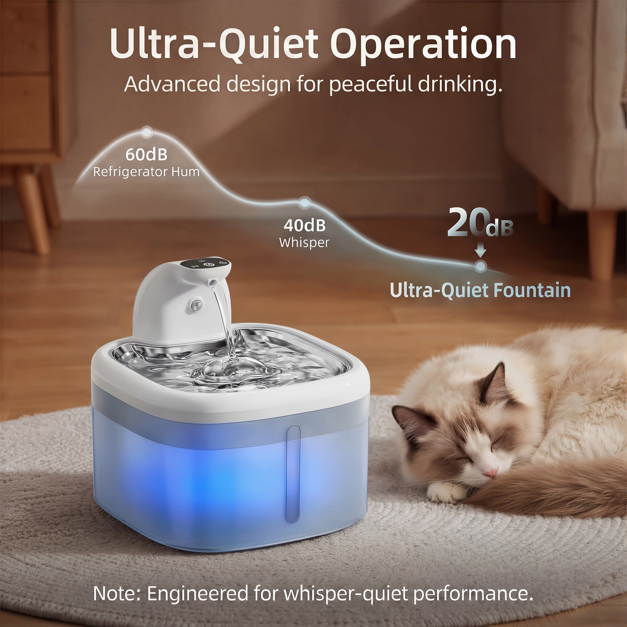 3.5L Wireless Cat Water Founta - Home Smart Kettle ulasan dan harga
