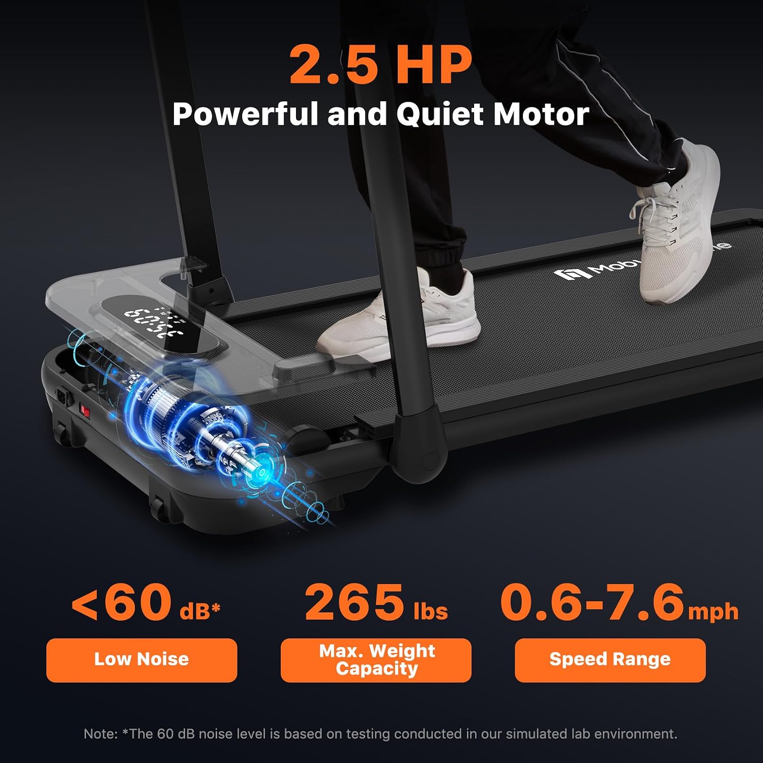 3-in-1 Under Desk Treadmill, W - Smart Home App ulasan dan harga