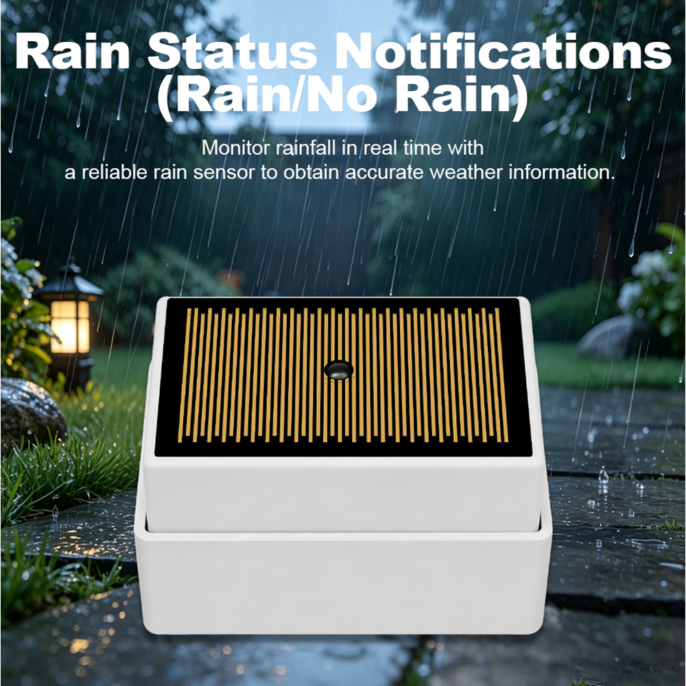 Tuya ZigBee Smart Rain Detecti - Wifi Water Leak Detector ulasan dan harga