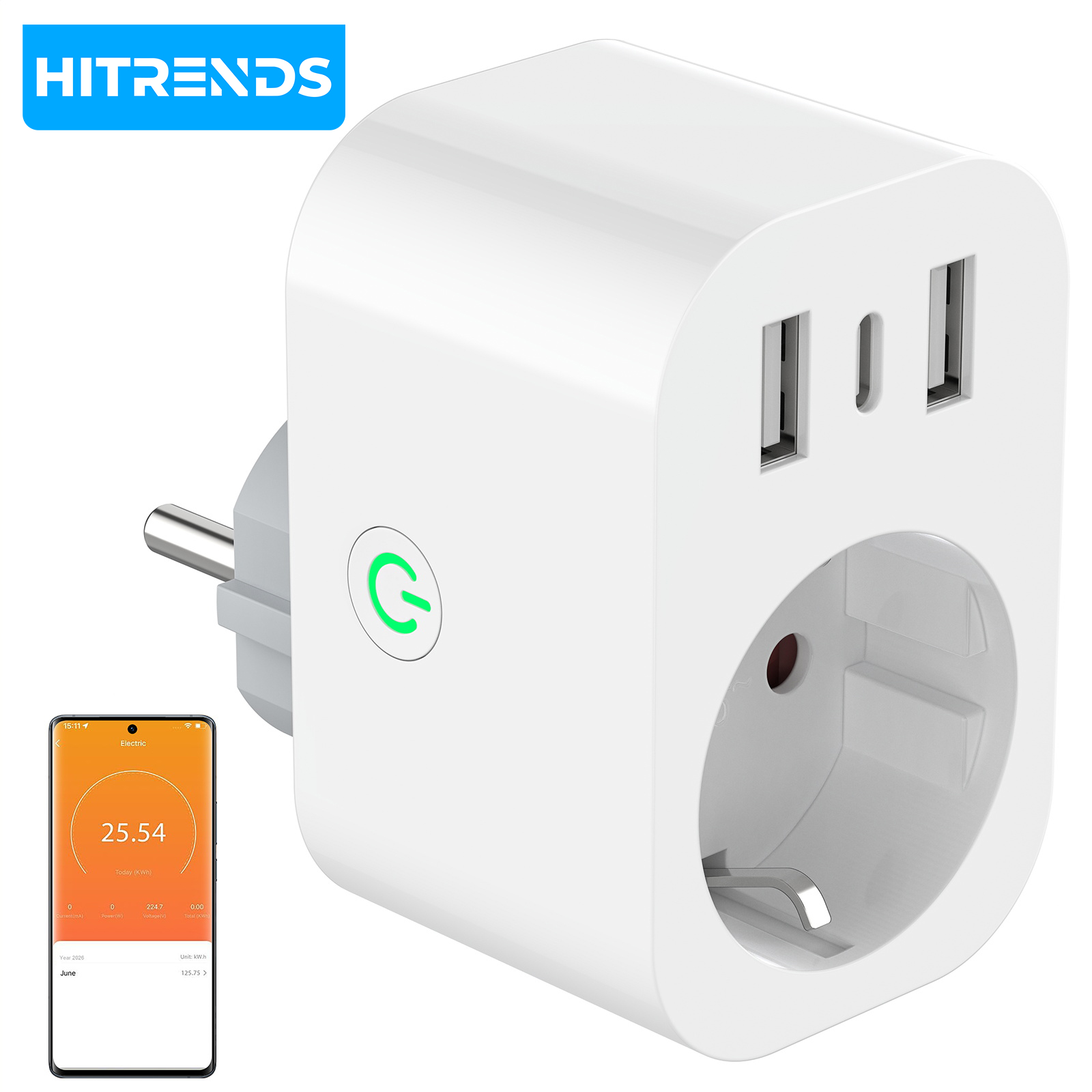 HITRENDS Smart Plug WIFI Socke - Smart Outdoor Plug ulasan dan harga