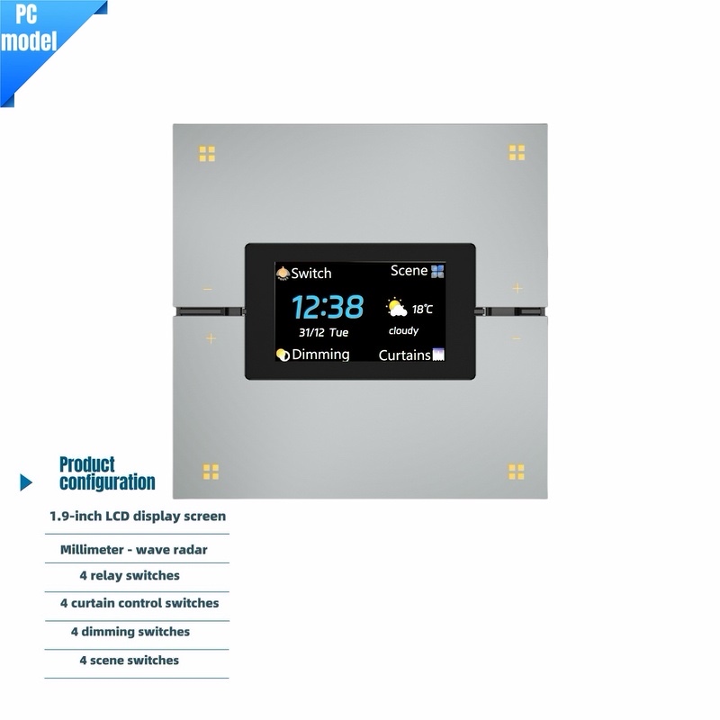 PC model M9Pro Tuya Zigbee sma - Smart Home Display ulasan dan harga