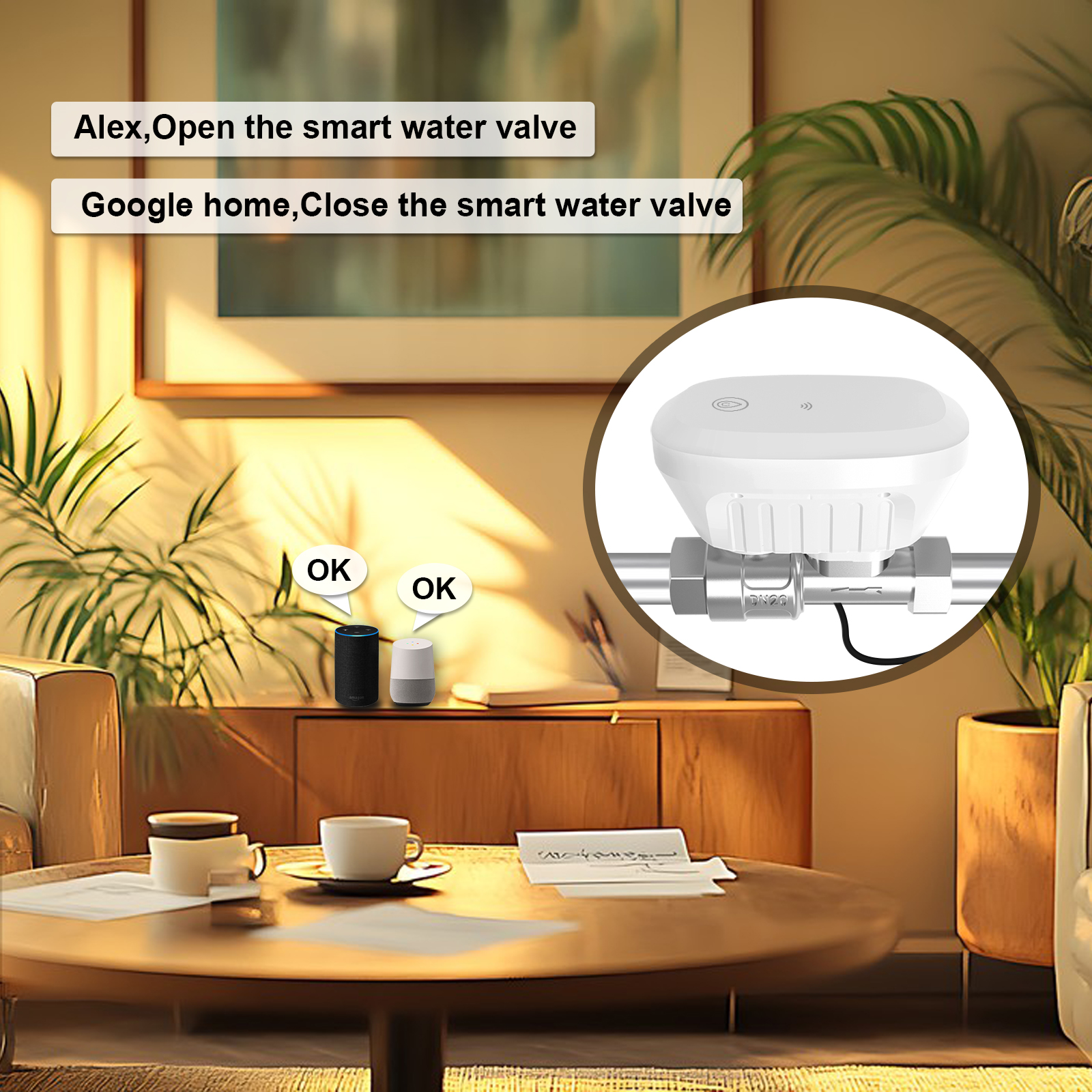 Tuya Smart WiFi Water Valve Wa - Smart Home Setup ulasan dan harga