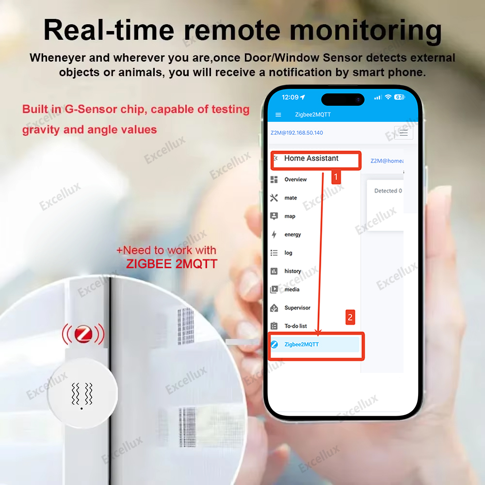 Zigbee 3.0 Smart Vibration Sen - Smart Home Setup ulasan dan harga