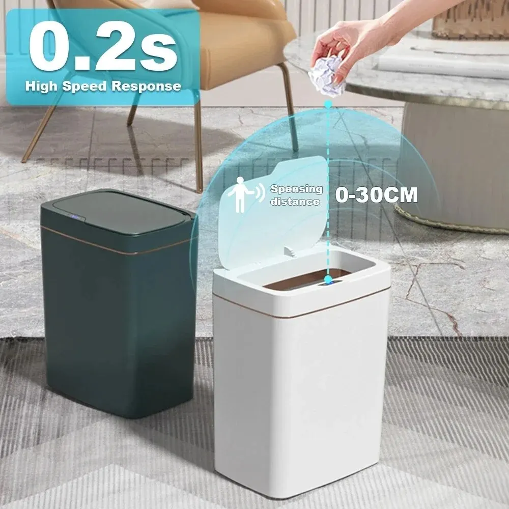 Smart Bathroom Trash Can Autom - Smart Home Junkie ulasan dan harga