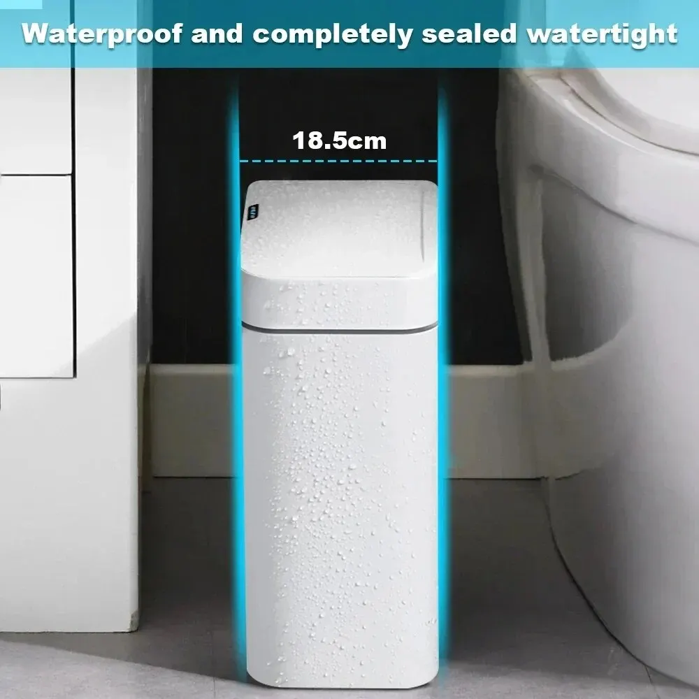 Smart Bathroom Trash Can Autom - Smart Home Junkie ulasan dan harga