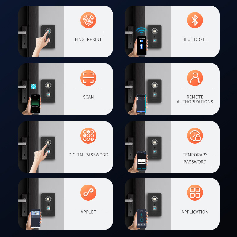 Intelligent Padlock Hang Desig - Smart Door Lock ulasan dan harga