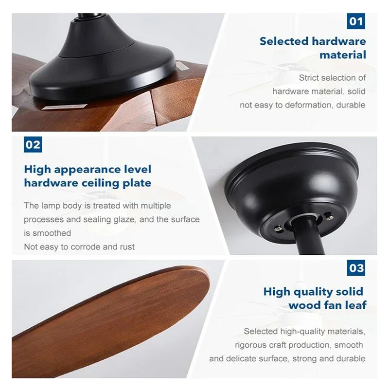 42 52 60in Ceiling Fan Wood In - Smart Ceiling Fan ulasan dan harga