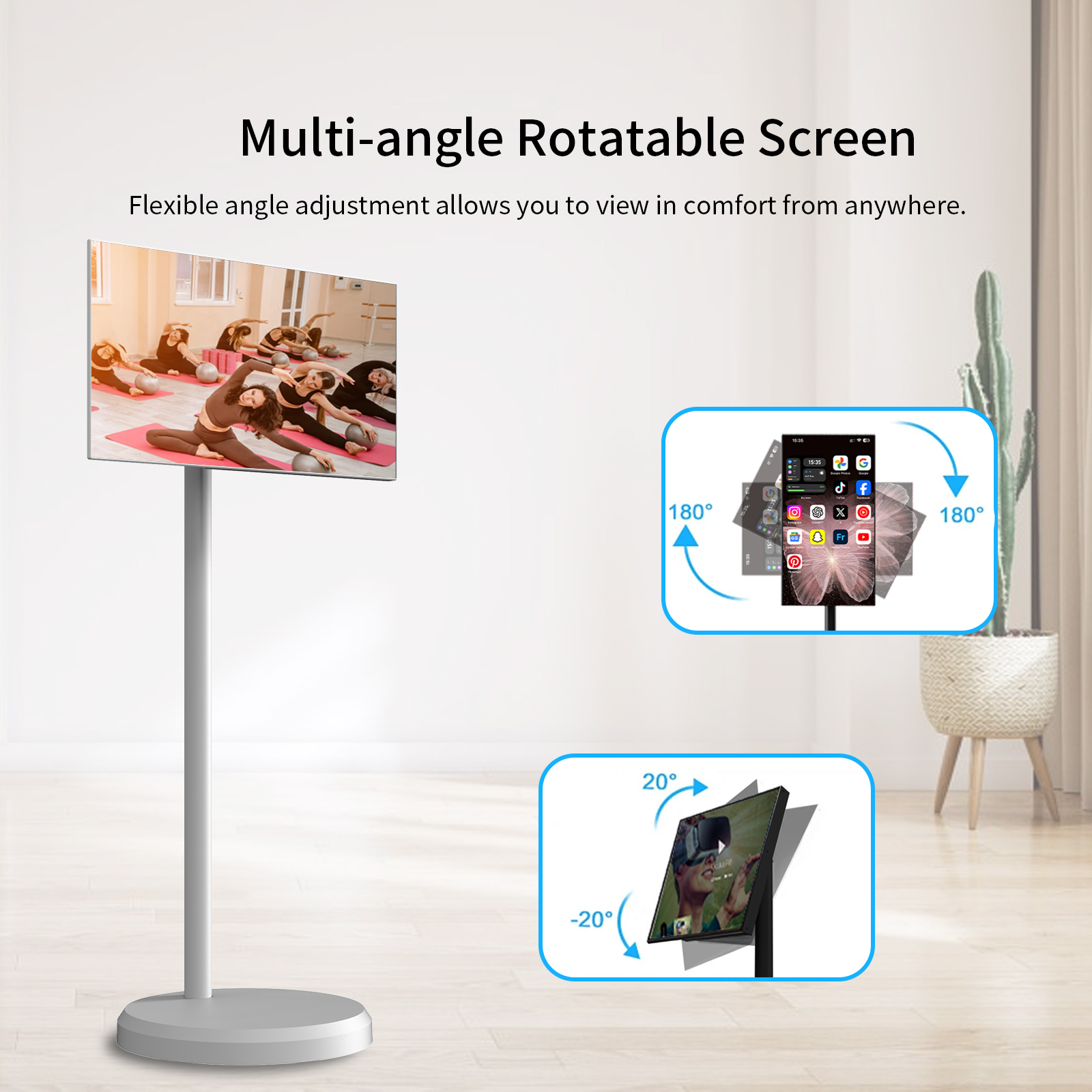 21.5 24 27 32 Inch HD Android  - Smart Home Display ulasan dan harga