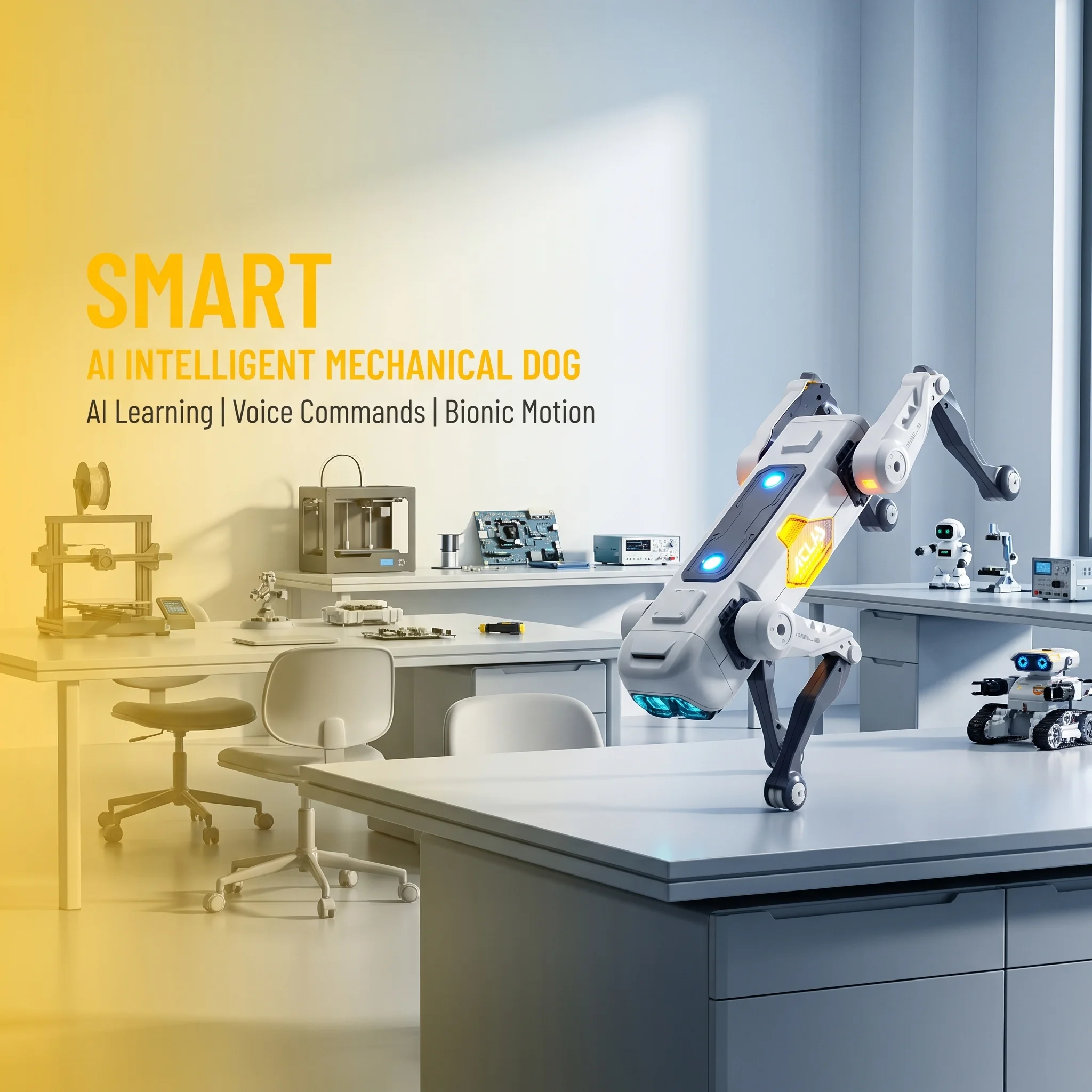 AI Smart Robot Dog, Voice & AP - Smart Home App ulasan dan harga