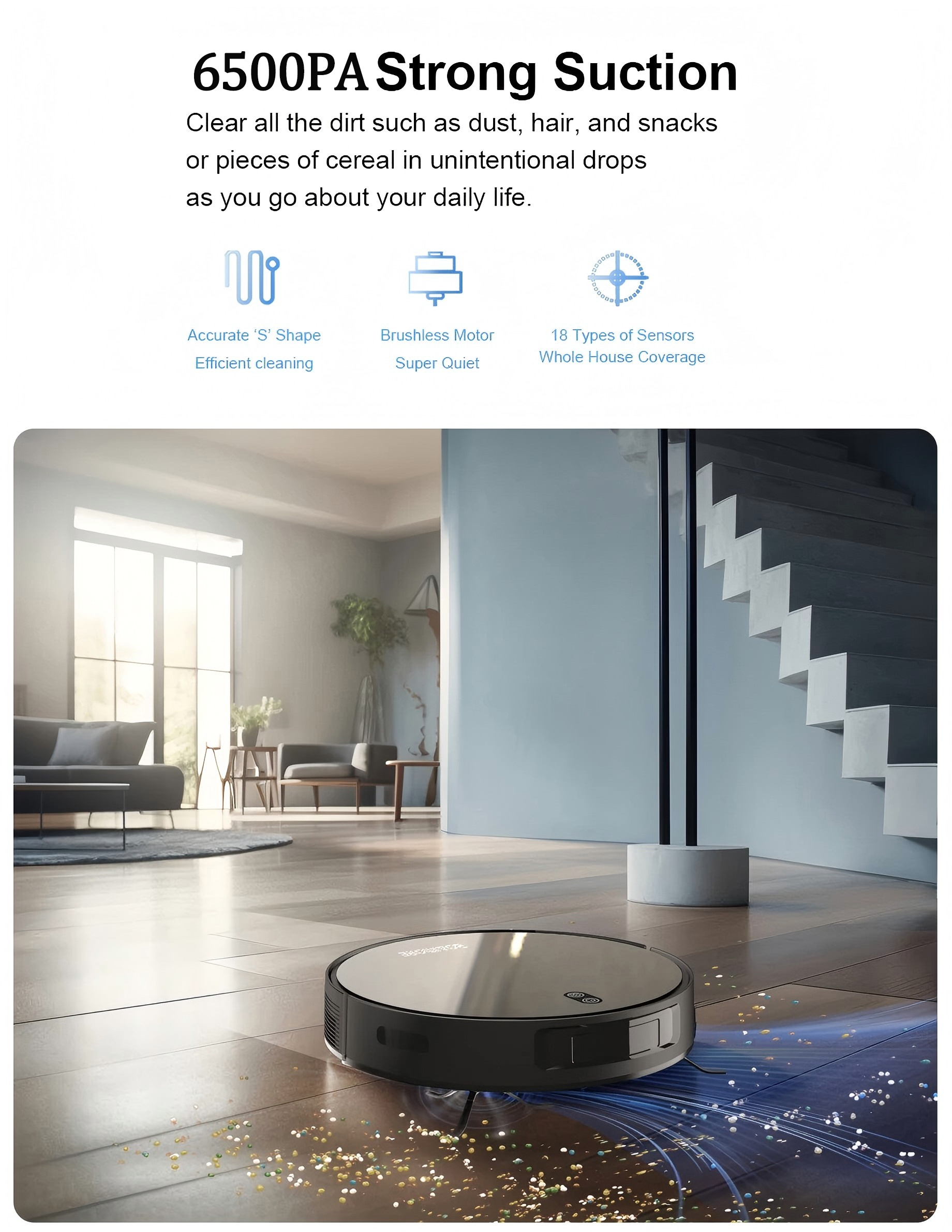 Robot Vacuum Cleaner Combo Mop - Smart Home App ulasan dan harga