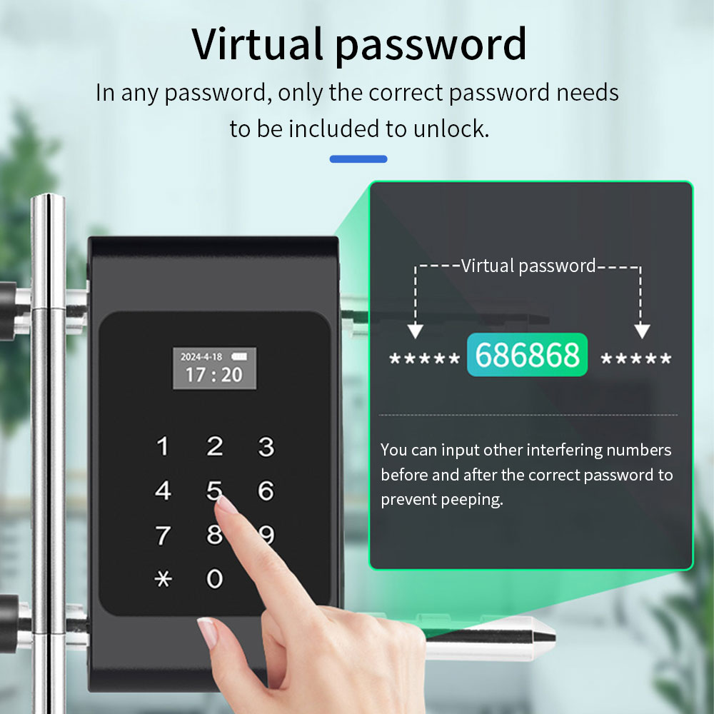 Smart Electronic Biometric Fin - Smart Door Lock ulasan dan harga