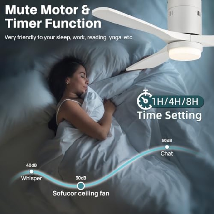 52 Inch Smart Ceiling Fan with - Smart Ceiling Fan ulasan dan harga