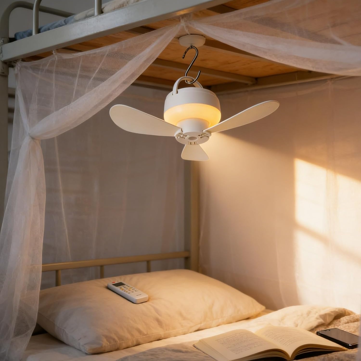 5.51 Inch Dimmable Ceiling Fan - Smart Ceiling Fan ulasan dan harga