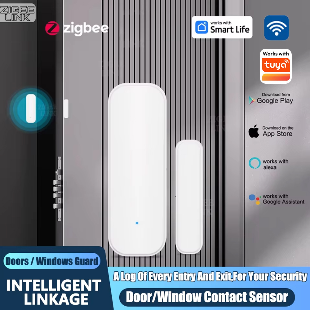 ZigBee Door Window Sensor Wire - Wireless Door Sensor ulasan dan harga