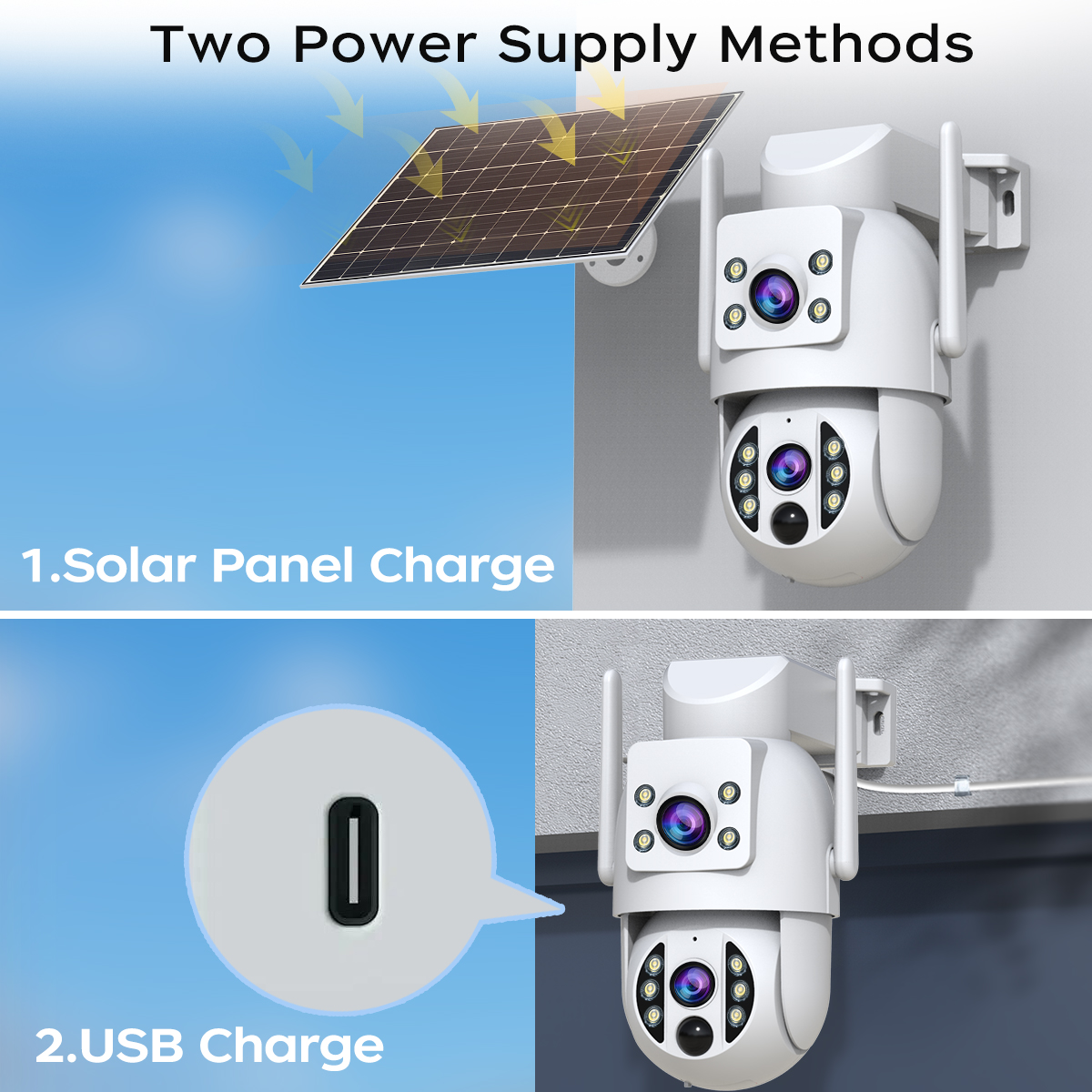 JOOAN 6MP Outdoor Solar Wifi C - Smart Outdoor Plug ulasan dan harga