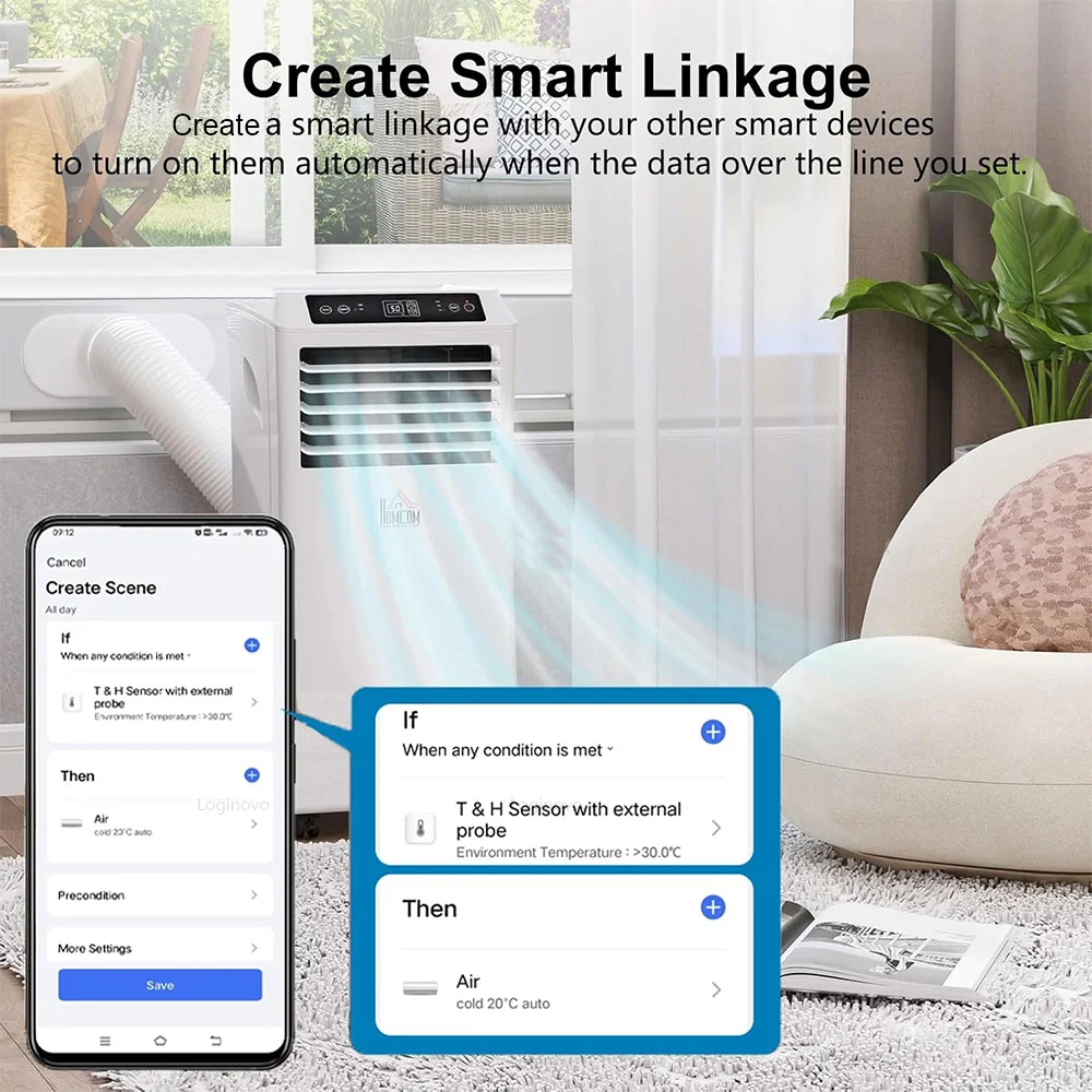 WiFi Humidity Temperature Sens - Smart Home App ulasan dan harga