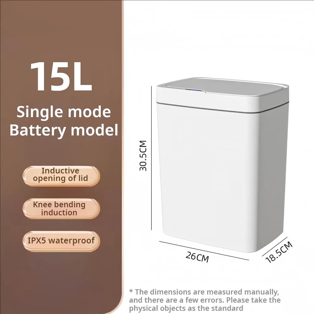White Touchless 15L Smart Sens - Smart Home Junkie ulasan dan harga