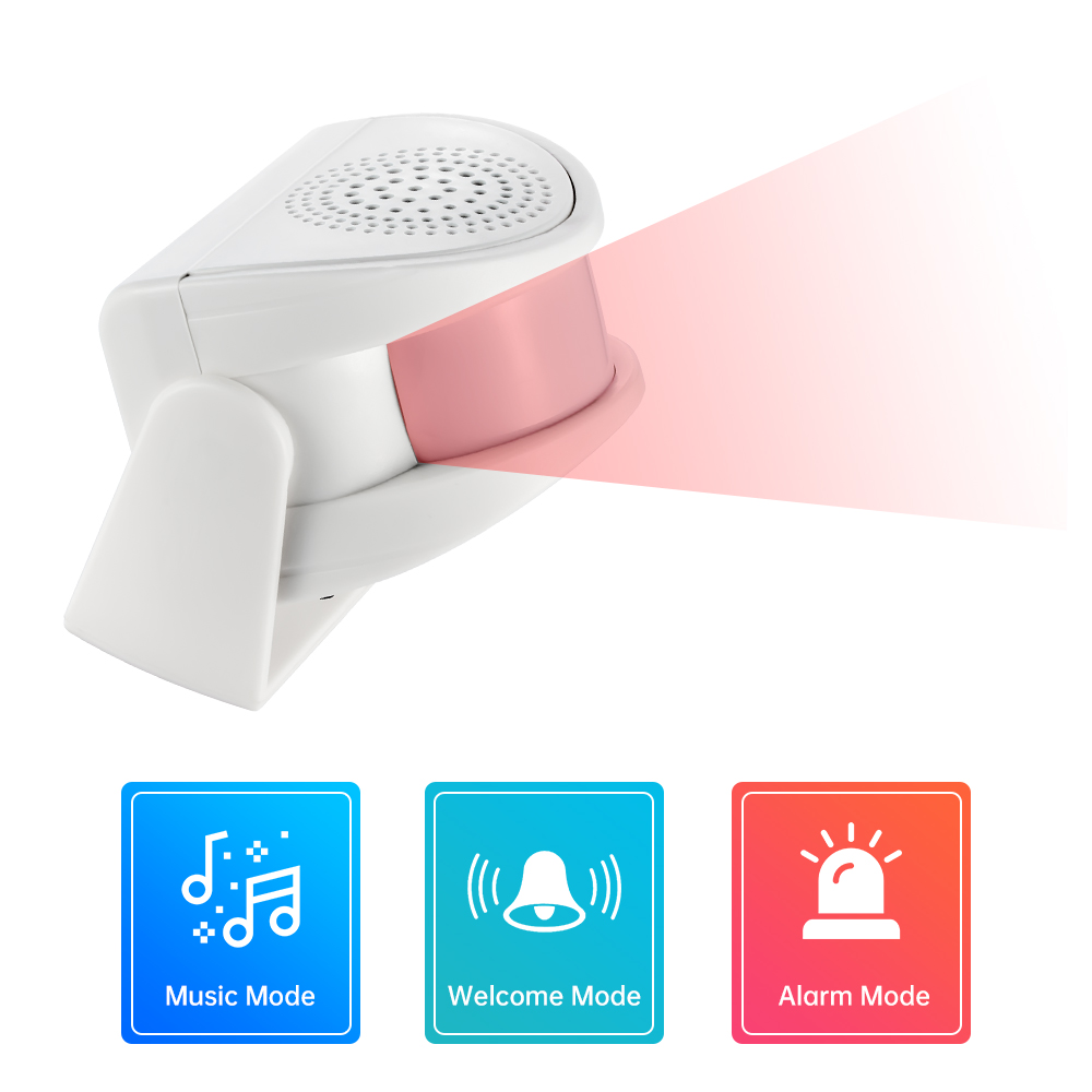 32 Songs Welcome Infrared Chim - Wireless Door Sensor ulasan dan harga